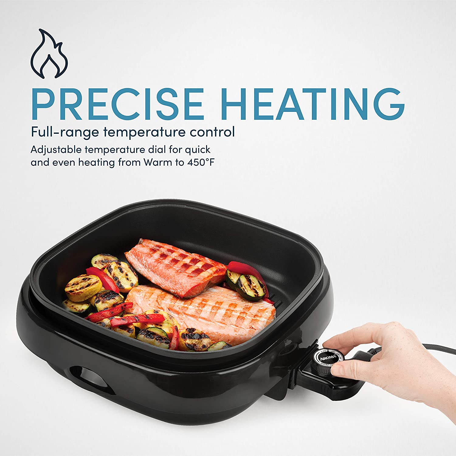 Cool-Touch Electric Indoor Grill Portable - Image 2
