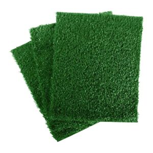 Artificial Grass Puppy Pad for Dogs and Small Pets - 24x19-Inch Reusable 4-Layer Training Potty Pad with Tray - Dog Housebreaking Supplies by PETMAKER